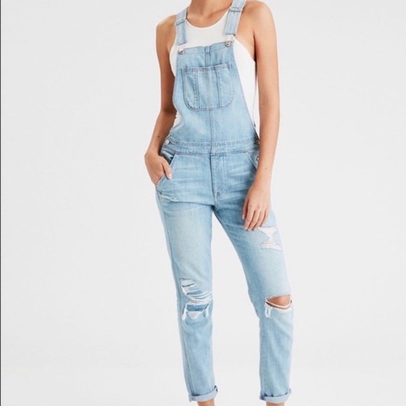 American Eagle Outfitters Denim - AMERICAN EAGLE • Tomgirl Overalls